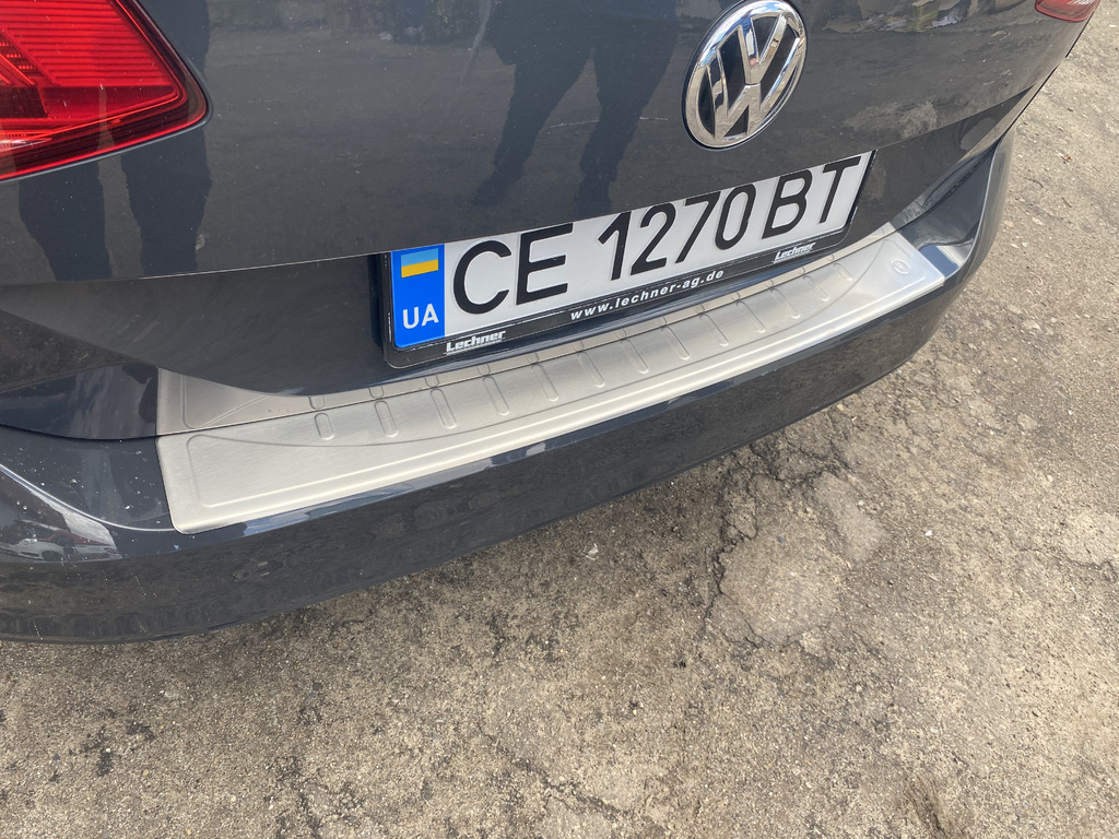 Накладка на задній бампер OmsaLine (нерж) Sedan 2