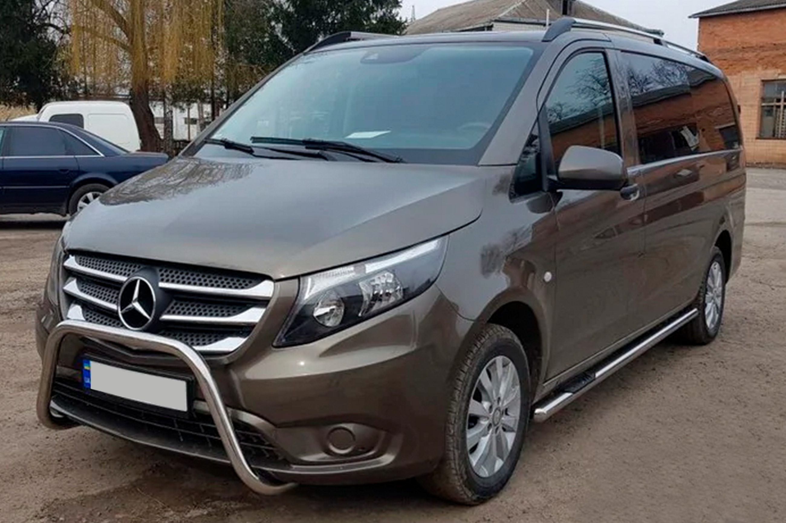 Бічні труби 2 шт., нерж.) d60, Довга база 2
