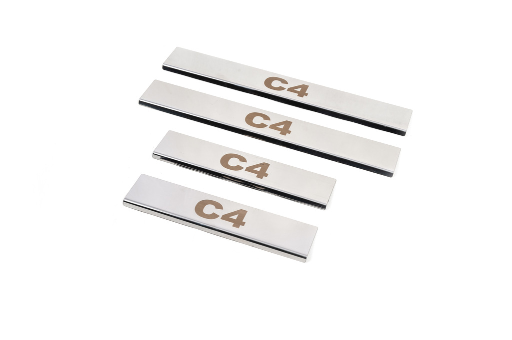Накладки на пороги Carmos (нерж) 6
