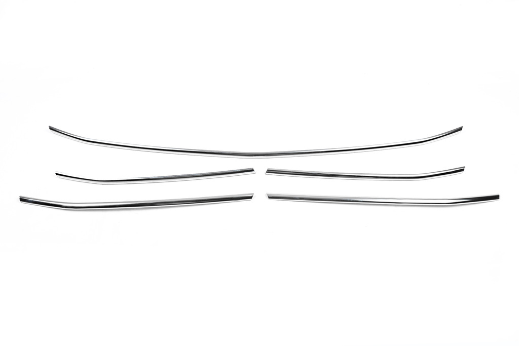 Накладки на решітку (5 шт, нерж) Carmos - Турецька сталь 2