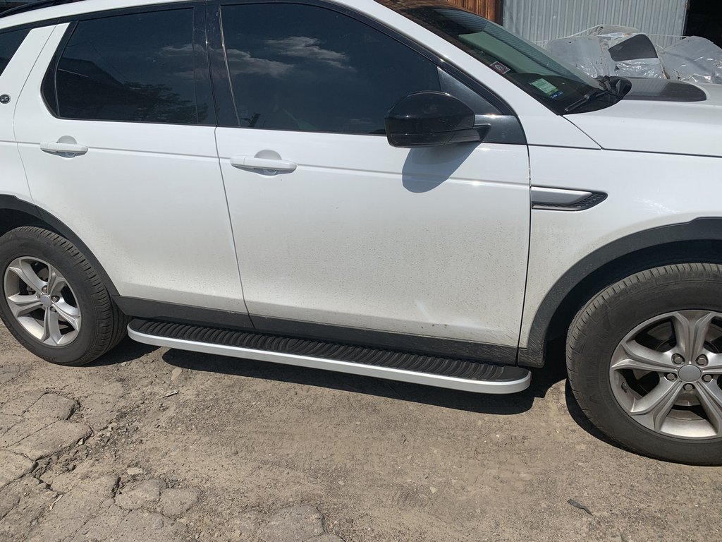 Бокові пороги Tayga Grey (2 шт., Алюміній) 2014-2019 3