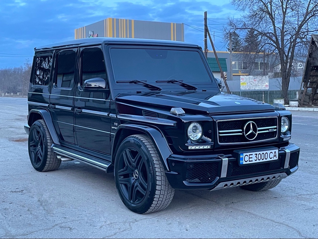 Передній бампер AMG G63/G65 (в зборі) G63 (хромована сітка) 2