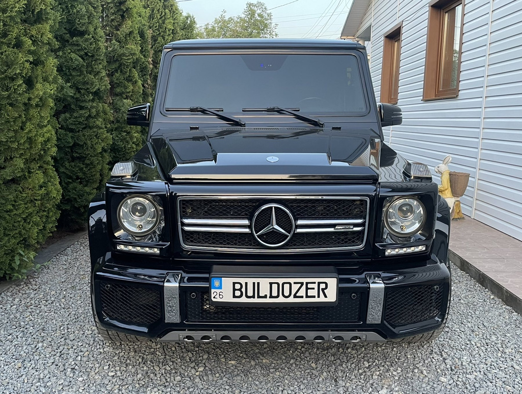 Передній бампер AMG G63/G65 (в зборі) G63 (хромована сітка) 5