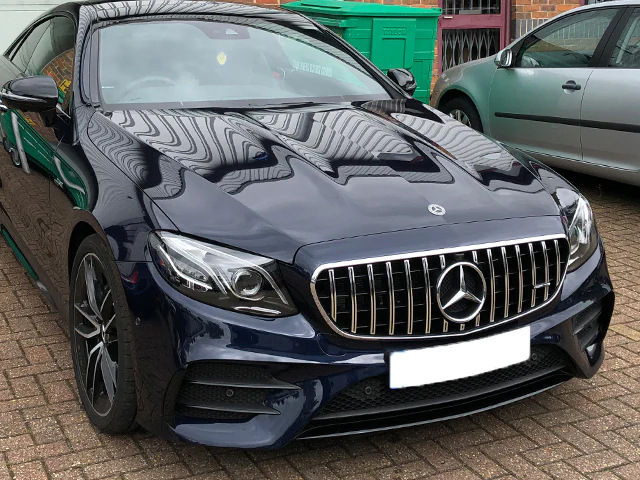 Передня решітка Panamericana GT (AMG Line, 2020-2023) Без місця під камеру 3