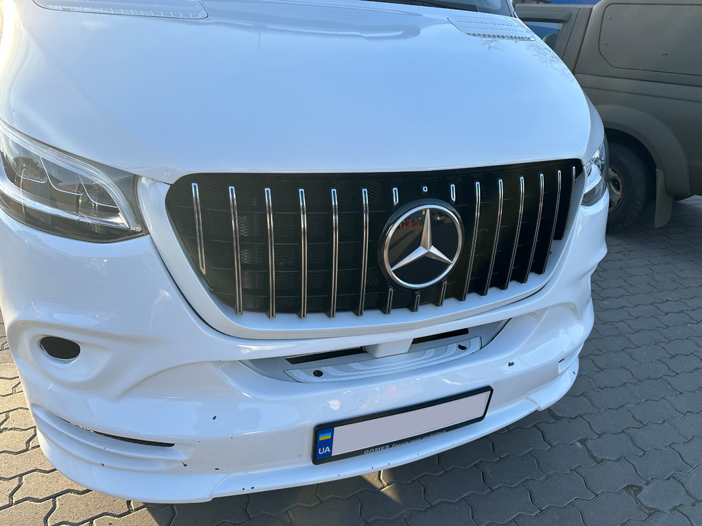 Передня решітка Panamericana GT Chrome Premium V1 З рамкою 4
