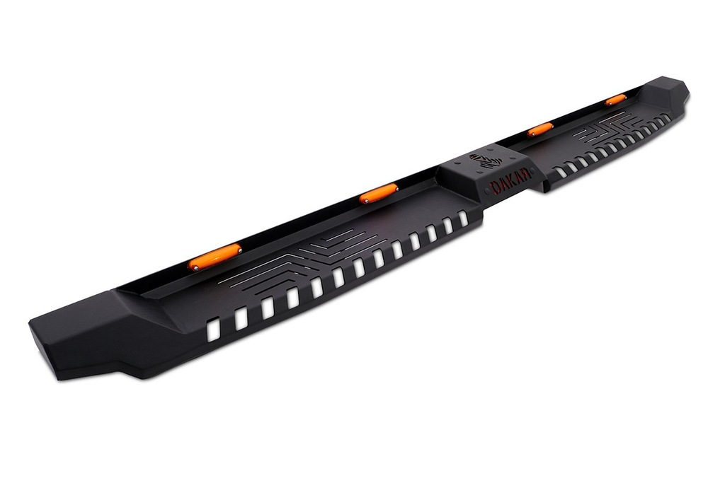 Боковые пороги Dakar V2 с LED (2 шт, металл) 4