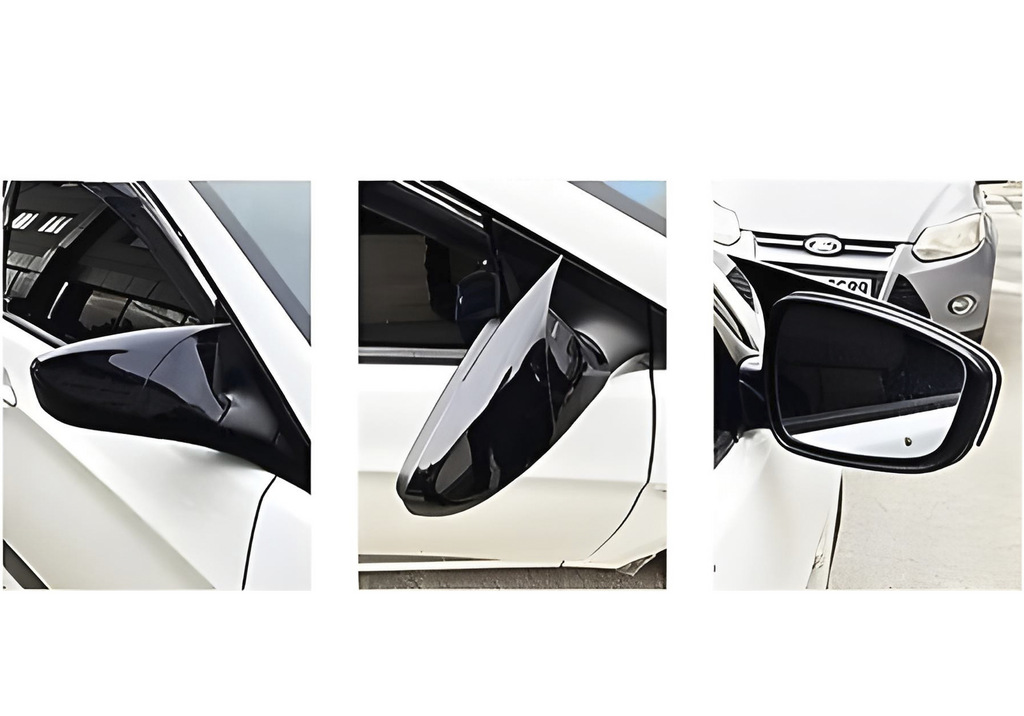 Накладки на дзеркала із вирізом під поворот BMW-style (2 шт) 2