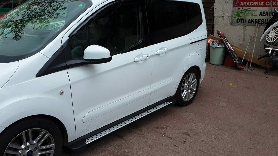 Бокові пороги DOT-Line (2 шт., Алюм.) Максі база 3