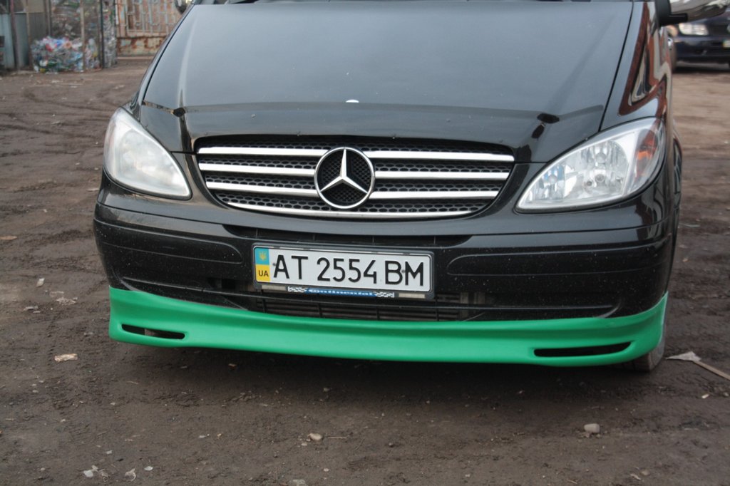 Накладка на бампер BRB V1 (під фарбування) 2010-2015 рік 3
