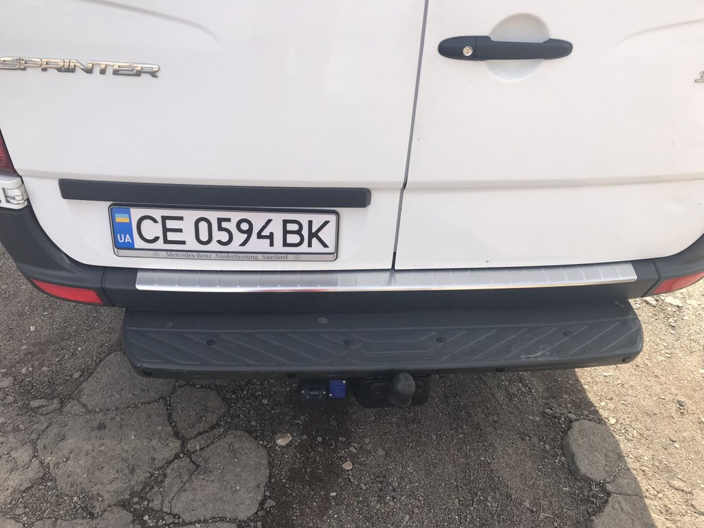 Накладка на бампер задній МАТОВИЙ (Omsa, нерж.) 3