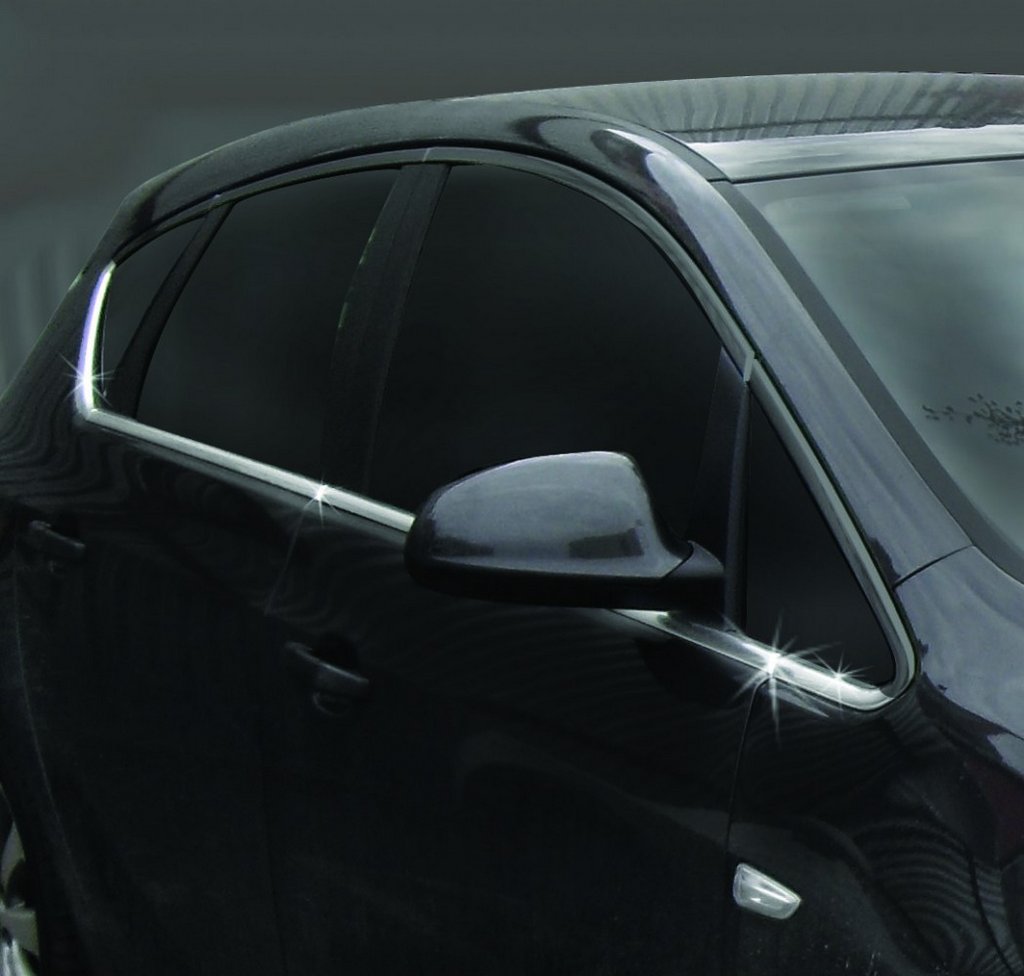Нижня окантовка вікон (Hatchback, 8 шт, нерж) Carmos - Турецька сталь 4