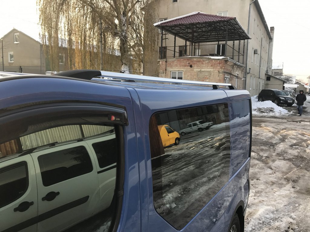Рейлінги Хром Довга, пластикові ніжки 2