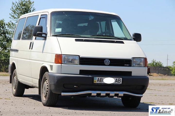 Передній захист з грилем ST010 (нерж) 60мм 4