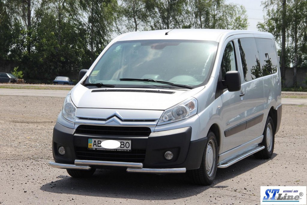 Передній захист ST009 (нерж.) 60 мм 2