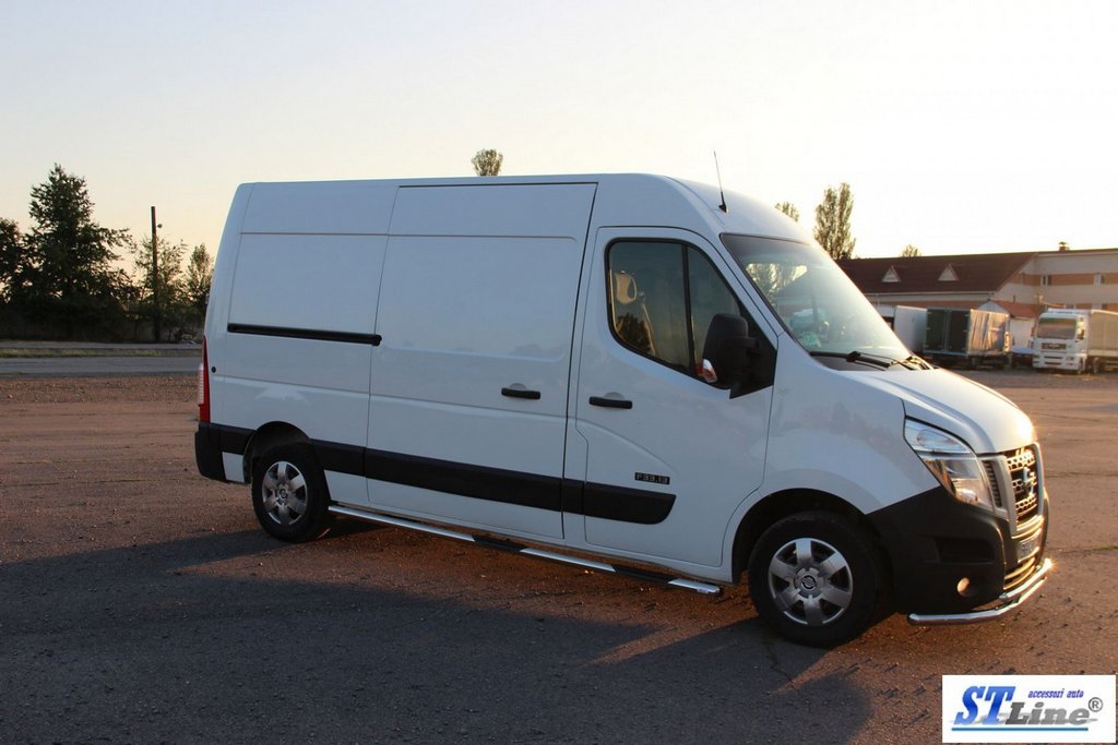 Бічні труби BB002 (2 шт., нерж.) Середня база 2