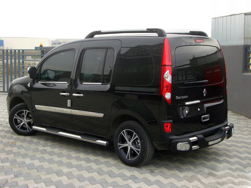 Бічні труби BB002 (2 шт., нерж.) 70 мм, коротка база 2